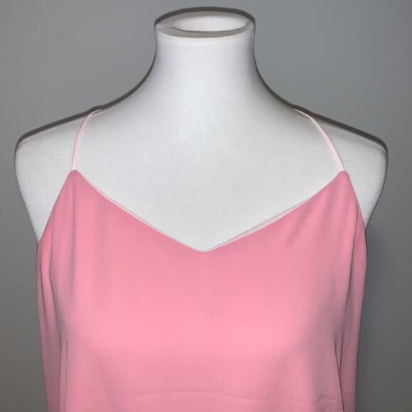 Vestique Pink Reversable V-Neck Tank Sz L - Picture 2 of 6